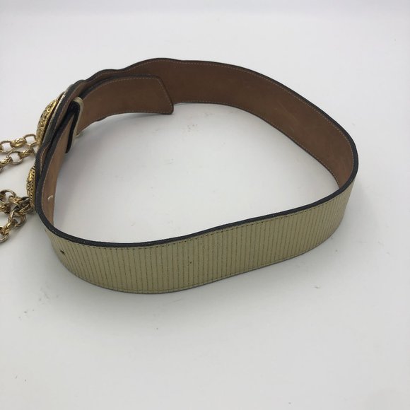 Vintage Leatherock Designer Women\'s Belt, Size Medium main image 4